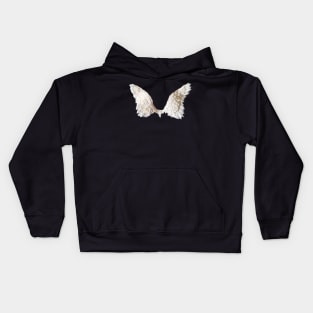 Light Academia Angel Wings Kids Hoodie